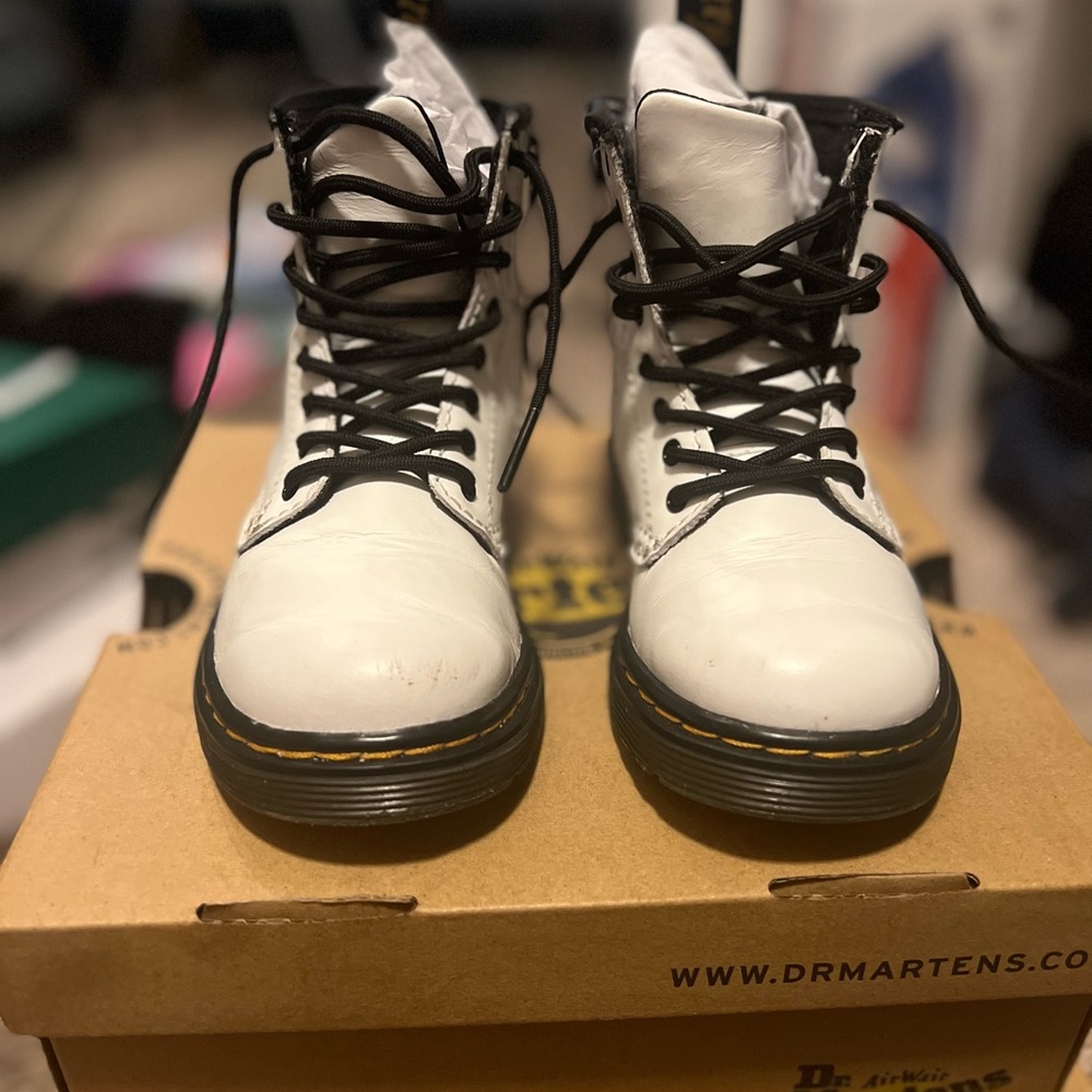 White Toddler Girl Boots